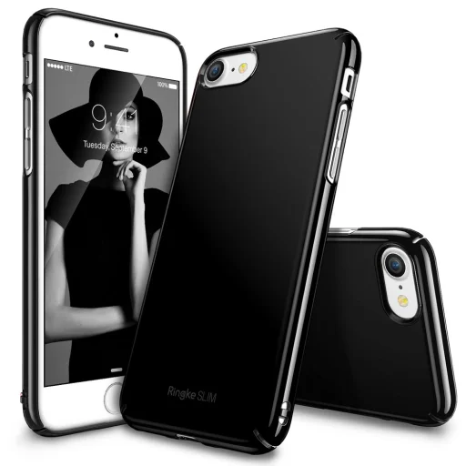 Ringke Slim Ultravékony PC tok iPhone 7/8 fekete - 1