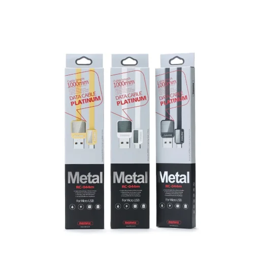 REMAX RC-044m Platinum micro USB adatkábel 1m arany - 3