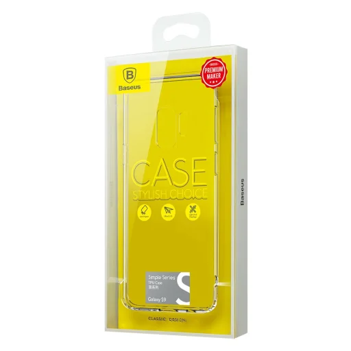 Baseus Simple áttetsző TPU tok Samsung S9 G960 - 8