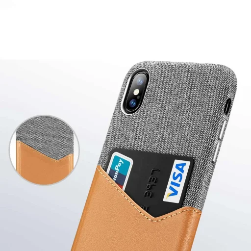 iPhone XS MAX ESR Metro tok barna színben - 3