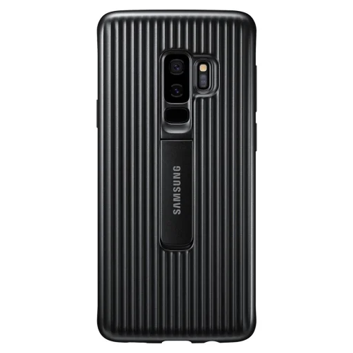 SAMSUNG Rugalmas tok kihajtható támasszal Samsung S9 Plus fekete - 1