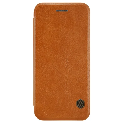 Nillkin Qin eredeti bőr borítású fliptok iPhone 7/8 barna - 2