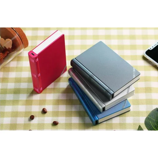 Remax Jumbook powerbank 10000 mAh 1 USB 2.4A aljzattal ezüst színben - 5