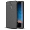 Litchi mintázatú flexibilis TPU tok Huawei Mate 10 Lite fekete thumbnail