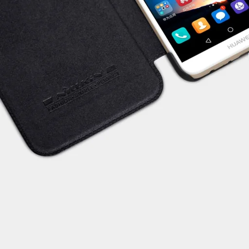 Nillkin Qin bőr fliptok Huawei Mate 10 Lite fekete - 10