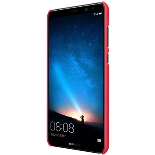 Nillkin Super Frosted Shield tok kijelző védővel Huawei Mate 10 Lite piros - 2
