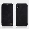 Nillkin Qin bőr fliptok iPhone XR fekete színben thumbnail