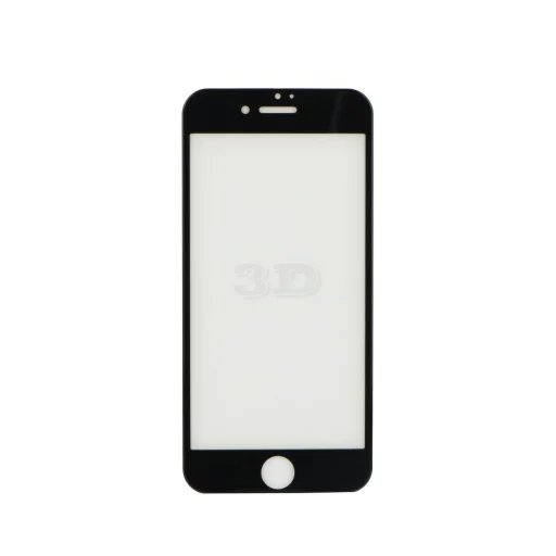 5D kijelzővédő üvegfólia iPhone XR/11 fekete kerettel - 3