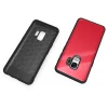 9H üveg hátlapú tok iPhone  S9 piros/fekete színben - 7