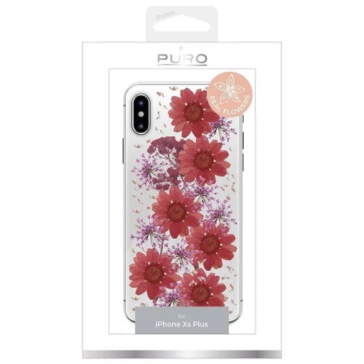 iPhone Xs Max PURO Glam Hippie virágmintás tok  - 2