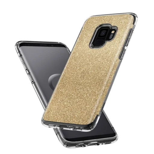 Spigen Vékony Glitteres tok Samsung S9 arany - 3