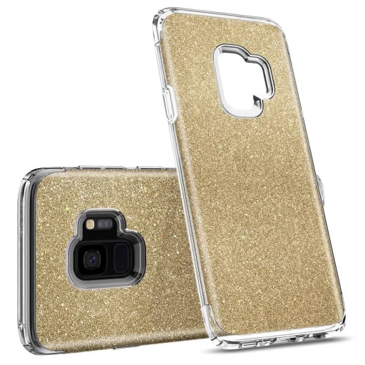 Spigen Vékony Glitteres tok Samsung S9 arany - 4