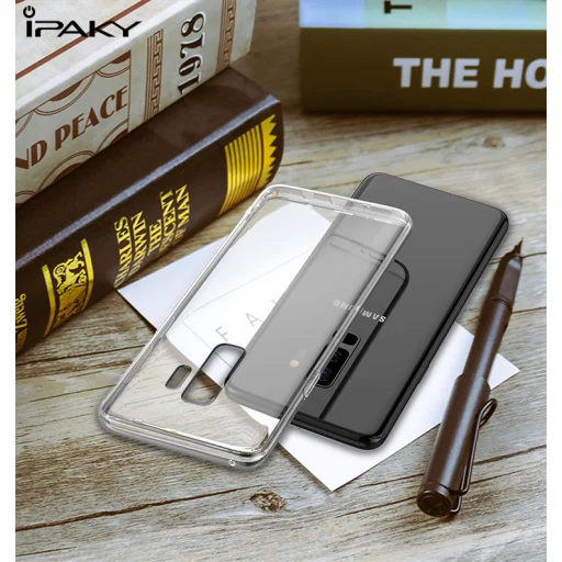 IPAKY Effort TPU tok és kijelzővédő Samsung S9 G960 áttetsző kialakításban - 6