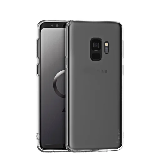 IPAKY Effort TPU tok és kijelzővédő Samsung S9 G960 áttetsző kialakításban - 1