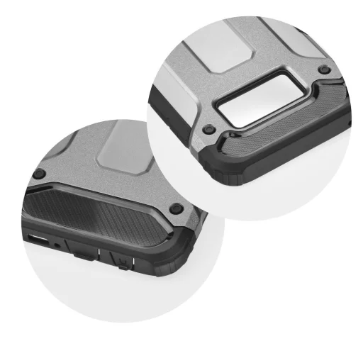 iPhone XS MAX Forcell hybrid armor puzdro v sivej farbe - 5
