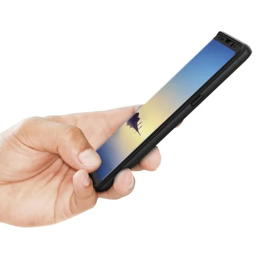 Spigen Thin Fit 360 fokos védelmet biztosító tok Samsung Note 8 fekete színben - 10