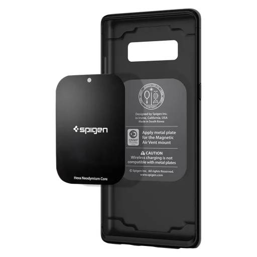 Spigen Thin Fit 360 fokos védelmet biztosító tok Samsung Note 8 fekete színben - 3