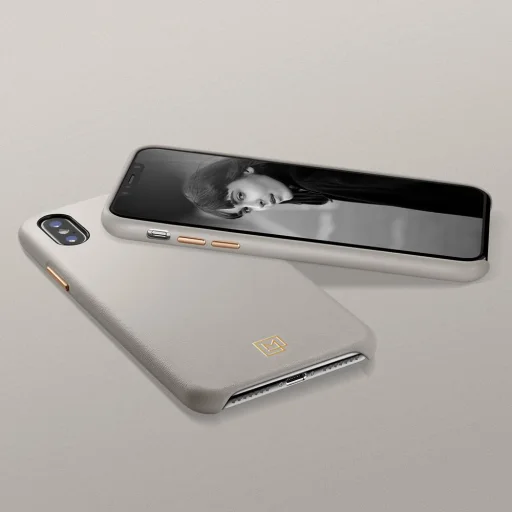 SPIGEN LA MANON Calin iPhone X/XS tok bézs színben - 3
