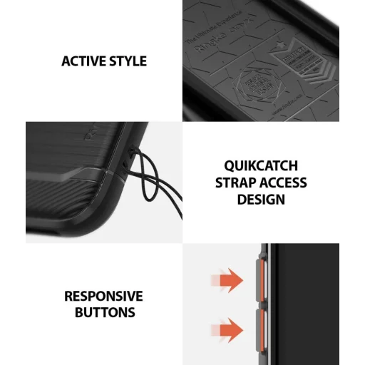 iPhone XS MAX Ringke Onyx fokozott védelmet nyújtó tok fekte színben - 2