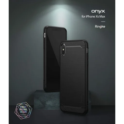 iPhone XS MAX Ringke Onyx fokozott védelmet nyújtó tok fekte színben - 7