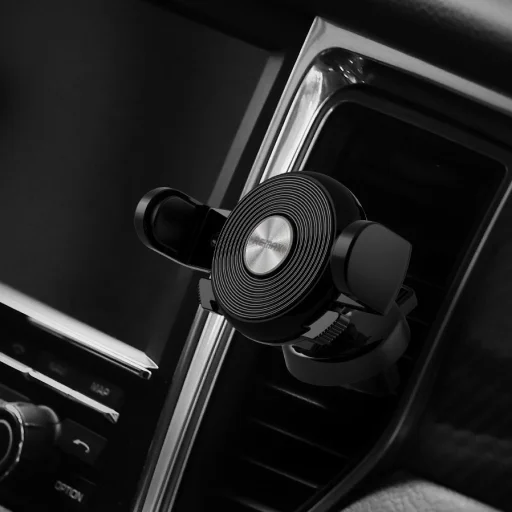 Remax autós telefontartó szellőzőre fekete színben - 7