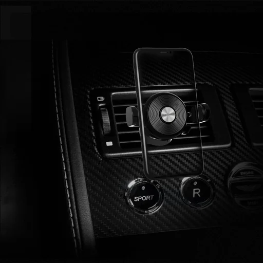 Remax autós telefontartó szellőzőre fekete színben - 9