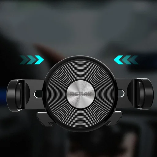 Remax autós telefontartó szellőzőre fekete színben - 5