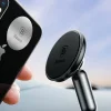 Baseus Bullet mágneses műszerfalra rögzíthető autós telefontartó fekete színben (SUYZD-01) thumbnail