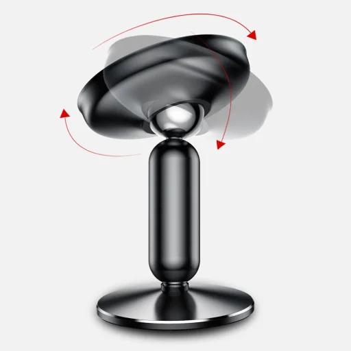 Baseus Bullet mágneses műszerfalra rögzíthető autós telefontartó fekete színben (SUYZD-01) - 5