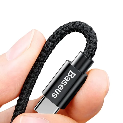 Baseus univerzális autós szivargyújtós töltő 2 USB aljzattal fekete színben - 5