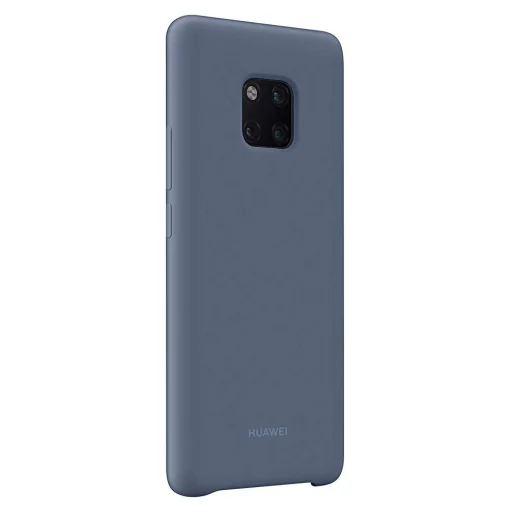 Huawei gyári flexibilis szilikon tok Mate 20 Pro kék színben - 2