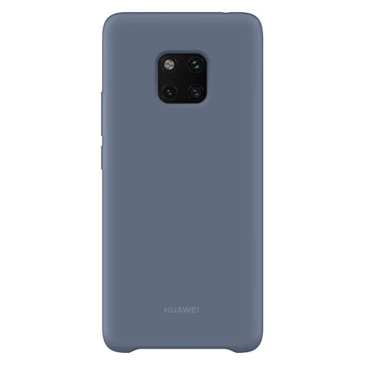 Huawei gyári flexibilis szilikon tok Mate 20 Pro kék színben - 1