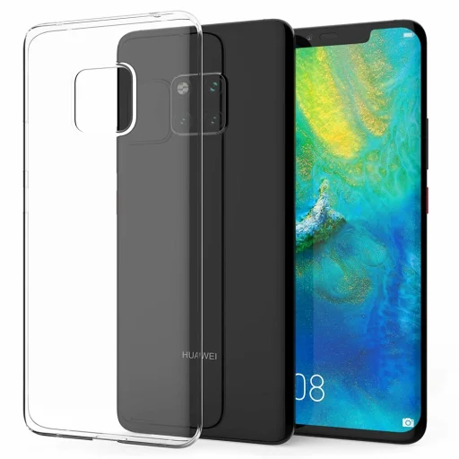 Huawei GYÁRI flexibilis TPU tok Huawei Mate 20 Pro áttetsző - 6
