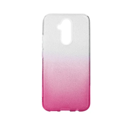 Forcell flitteres tok Huawei Mate 20 Lite pink/áttetsző színben - 2