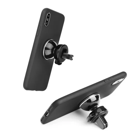 Forcell Soft szilikon tok mágnes betéttel Huawei P30 fekete - 6