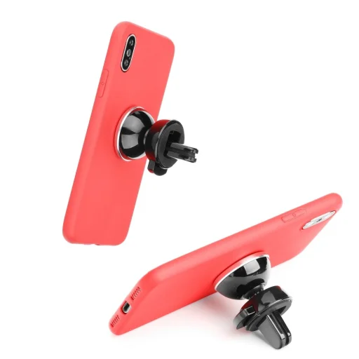 Forcell Soft szilikon tok mágnes betéttel Huawei Mate 20 piros színben - 3