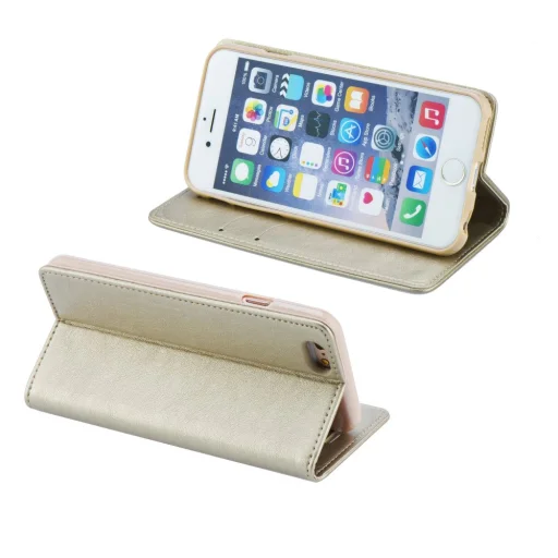 Mágneses fliptok Huawei Mate 20 Lite arany színben - 5