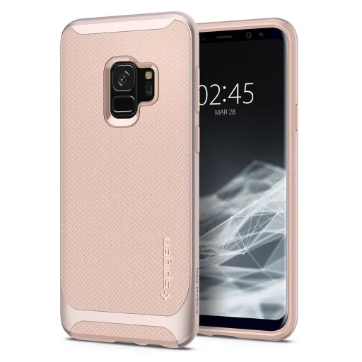 SPIGEN Neo Hybrid TPU tok PC kerettel Samsung S9 G960 pink színben (592CS22859) - 1