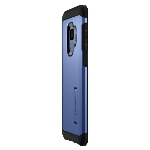 Spigen Tough Armor tok kihajtható támasszal Samsung S9 G960 korall kék színben - 3