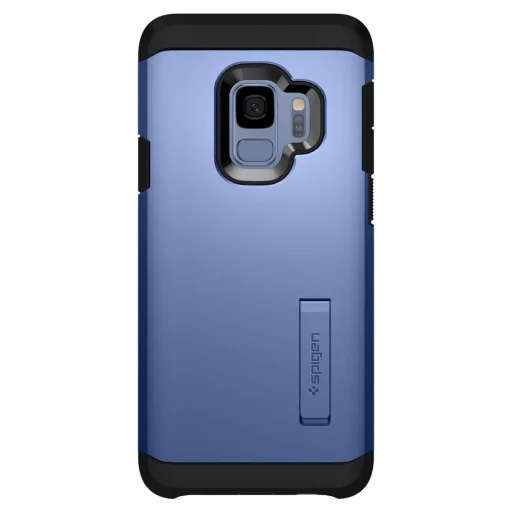 Spigen Tough Armor tok kihajtható támasszal Samsung S9 G960 korall kék színben - 5