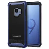 Spigen Reventon 360 fokozott védelmet nyújtó tok + kijelzővédő üvegfólia Samsung S9 G960 kék színben thumbnail
