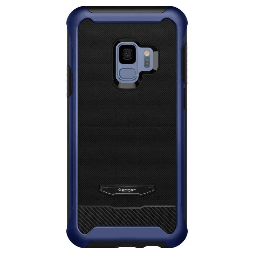 Spigen Reventon 360 fokozott védelmet nyújtó tok + kijelzővédő üvegfólia Samsung S9 G960 kék színben - 2