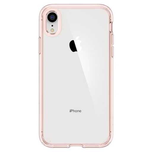 Spigen Ultra hibrid tok, PC borítással TPU vázzal iPhone XR rose gold színű kerettel (064CS24875) - 2
