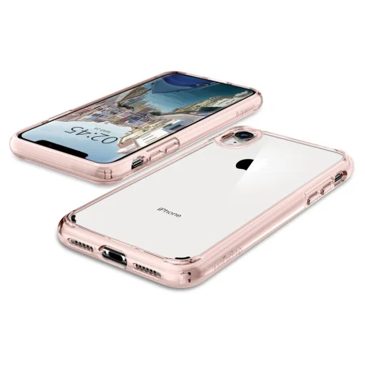 Spigen Ultra hibrid tok, PC borítással TPU vázzal iPhone XR rose gold színű kerettel (064CS24875) - 3