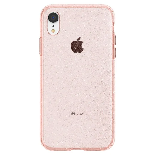 Spigen Liquid Crystal tok iPhone XR átlátszó pink színben - 2