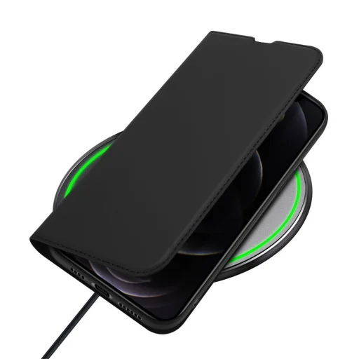 iPhone 13 Pro Max Dux Ducis Skinpro fliptok fekete - 7