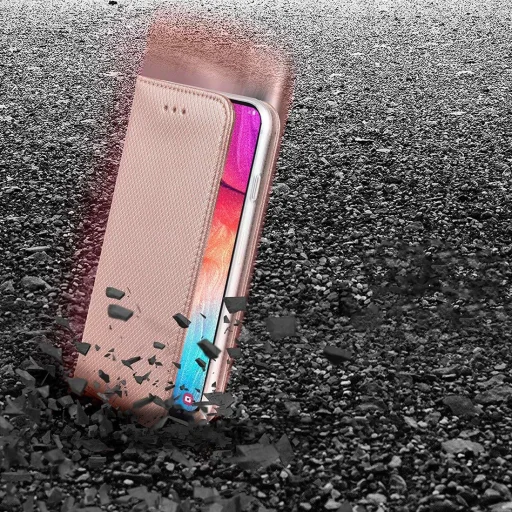 iPhone 13 Pro Max mágneses fliptok rószaszín - 4