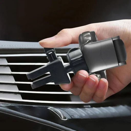 Extreme Type.09W autótartó vezeték nélküli töltéssel szellőzőre fekete - 10