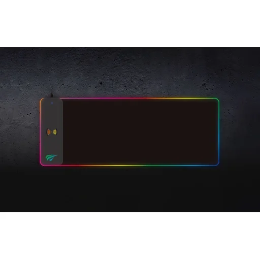 Havit MP907 RGB gamer egérpad 10W vezeték nélküli töltővel - 2