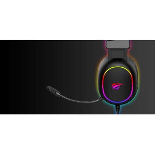 Havit GAMENOTE H2016D RGB gamer fejhallgató USB+3.5mm - 2
